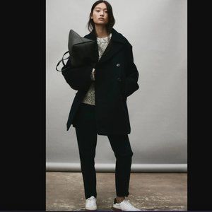 Womens' Navy Elastic Waist Slacks